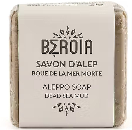 Мыло с грязью Мертвого моря - Beroia Aleppo Soap With Dead Sea Mud  — фото N1