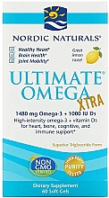 Пищевая добавка со вкусом лимона "Омега + D3" 1480 мг - Nordic Naturals Ultimate Omega Xtra — фото N2