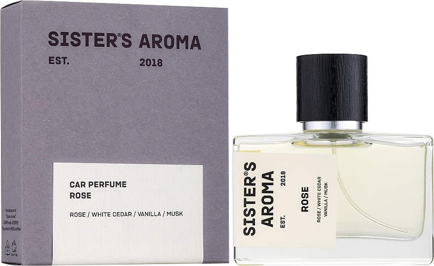 Ароматизатор для авто - Sister's Aroma Car Perfume Rose — фото N1