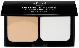 Духи, Парфюмерия, косметика УЦЕНКА Компактная двойная пудра - NYX Professional Makeup Define Refine Powder Foundation *