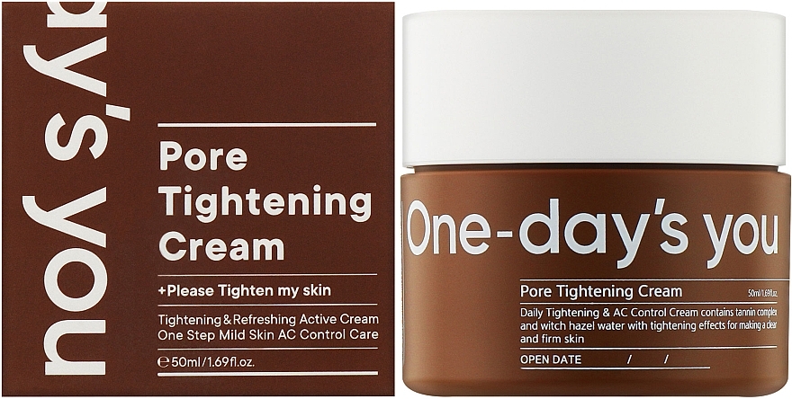 Крем для звуження пор - One-Days You Tightening Cream — фото N2