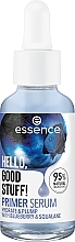 Духи, Парфюмерия, косметика Праймер-сыворотка для лица - Essence Hello, Good Stuff! Primer Serum Hydrate & Plump Blueberry & Squalane