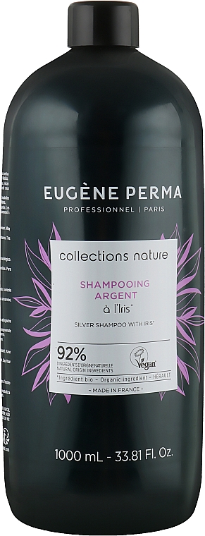 Шампунь "Серебряный" для осветлённых, мелированных и седых волос - Eugene Perma Collections Nature Shampooing Argent — фото N3