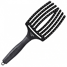 Парфумерія, косметика Щітка для волосся - Olivia Garden Finger Brush Combo Large Black