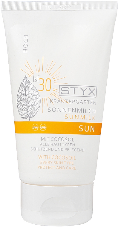 Солнцезащитное молочко - Styx Naturcosmetic Sun Milk SPF30 — фото N1
