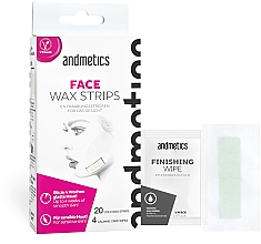 Восковые полоски для депиляции лица - Andmetics Face Wax Strips — фото N1
