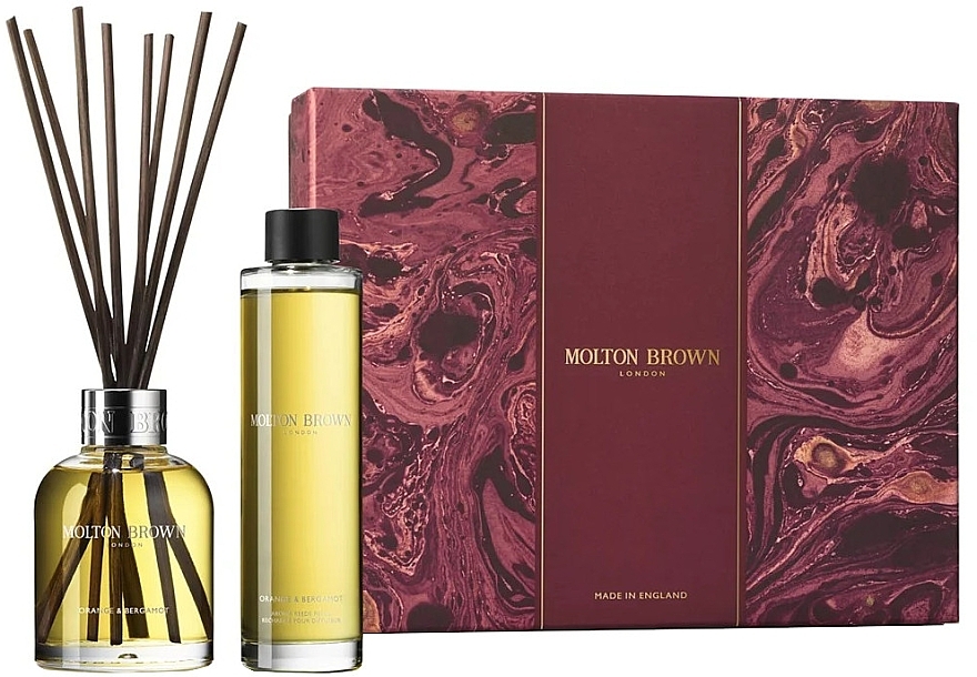 Molton Brown Orange & Bergamot Home Fragrance Gift Set - Набір (diffuser/150ml + diffuser/refill/150ml) — фото N1