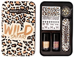 Духи, Парфюмерия, косметика Набор для ногтей, 5 продуктов - Magic Studio Wild Safari Savage Nail Art Set