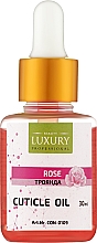 Масло для кутикулы ароматизированное "Роза" - Beauty Luxury — фото N1