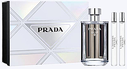 Парфумерія, косметика Prada L'Homme Prada - Набір (edt/100ml + edt mini/2x10ml)