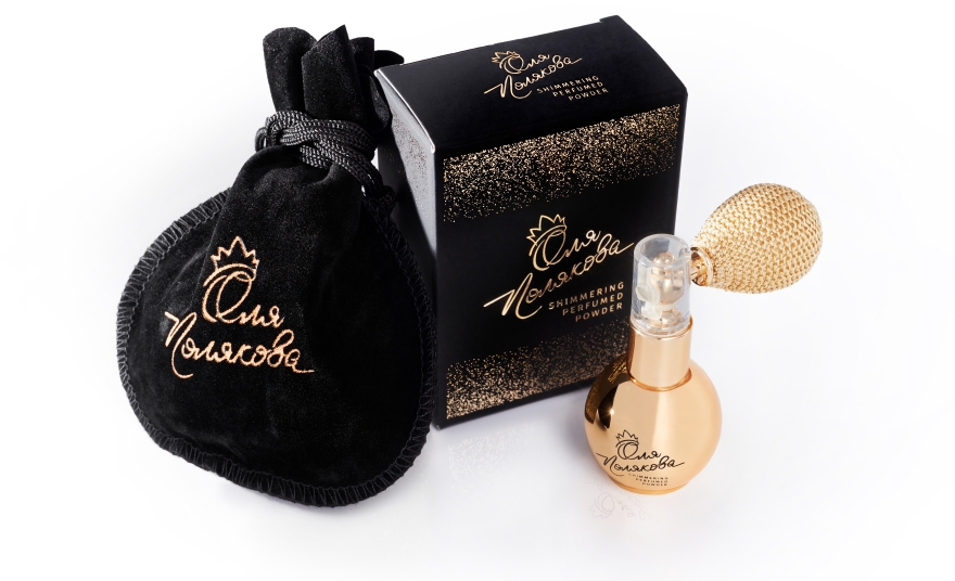 Шиммерная парфюмированая пудра - Оля Полякова Shimmering Perfumed Powder — фото N7