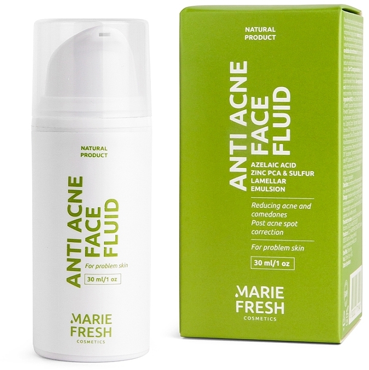 Антиакне крем-флюїд - Marie Fresh Cosmetics Clarifying face fluid — фото N2