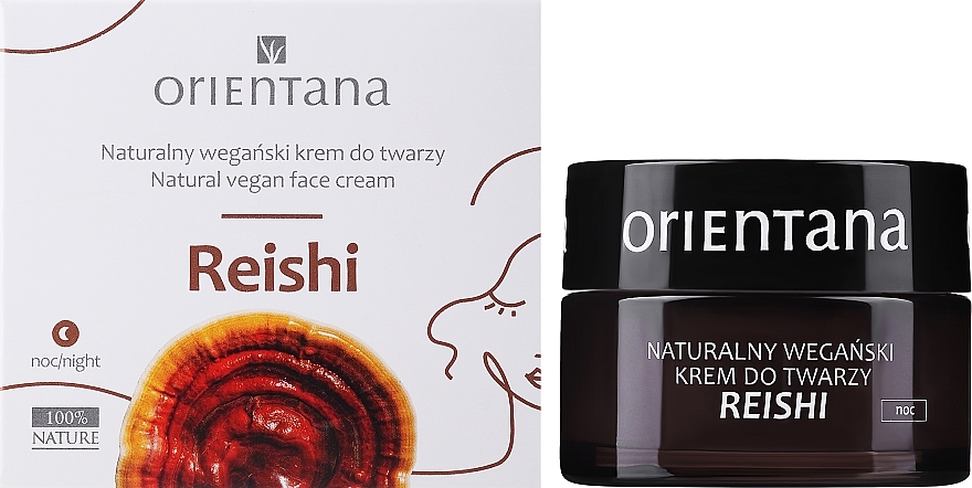 Нічний крем для обличчя - Orientana Reishi Cream — фото N1