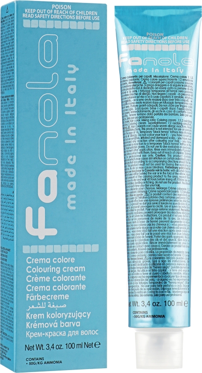 Стійка крем-фарба - Fanola Hair Coloring Cream