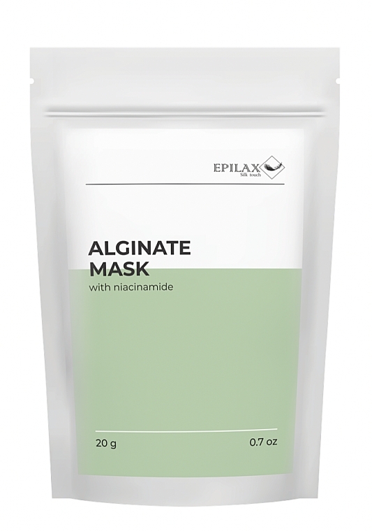 Альгинатная маска с ниацинамидом - Epilax Silk Touch Alginate Mask With Niacinamide (саше) — фото N1