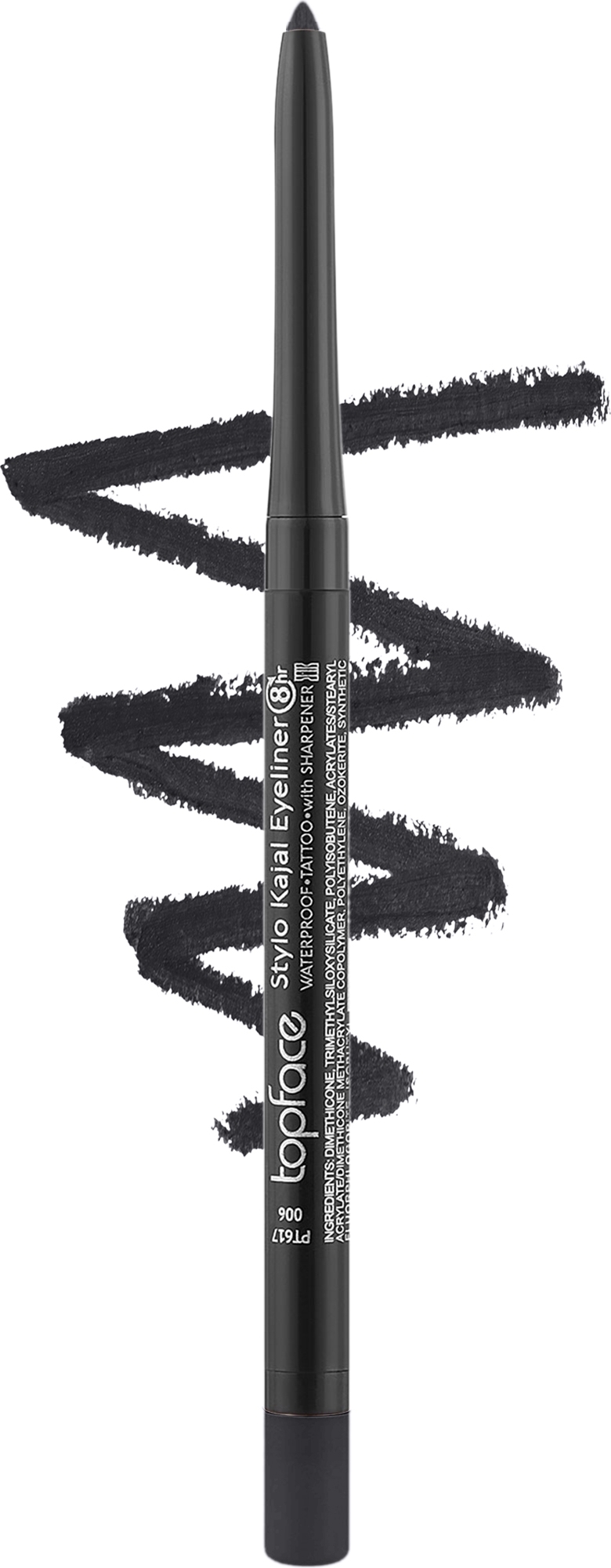 Карандаш для глаз - Topface Stylo Kajal Eyeliner — фото 001