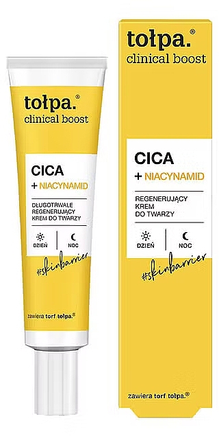 Восстанавливающий крем для лица - Tolpa Clinical Boost Cica+Niacynamid — фото N1