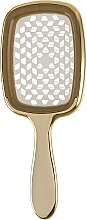 Расческа для волос лимитированная линейка, золото с белым - Janeke Superbrush Limited Gold — фото N2