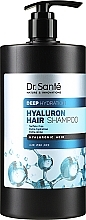 Шампунь для глубокого увлажнения волос - Dr. Sante Hyaluron Hair Deep Hydration Shampoo — фото N3