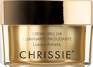 Крем осветляющий и укрепляющий для лица - Chrissie 24k Gold Cream Illuminating And Firming — фото N1
