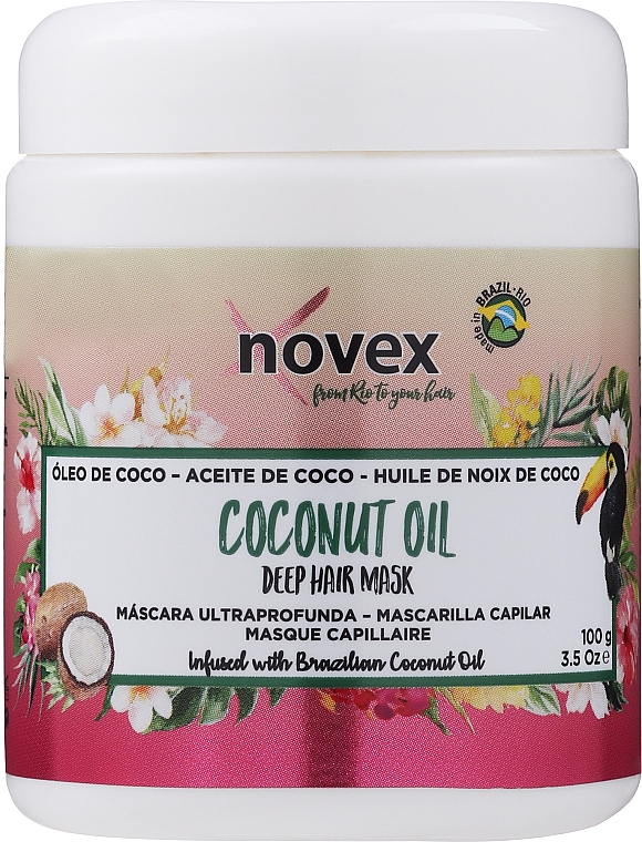 ПОДАРУНОК! Маска для волосся - Novex Coconut Oil Deep Hair Mask — фото N1