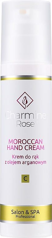 Крем для рук з олією арганії - Charmine Rose Argan Moroccan Hand Cream — фото N3