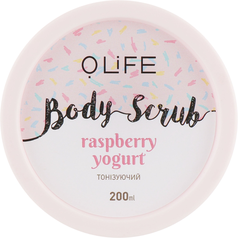 Скраб для тела "Малиновый йогурт" - O.life Body Scrub Raspberry Yogurt