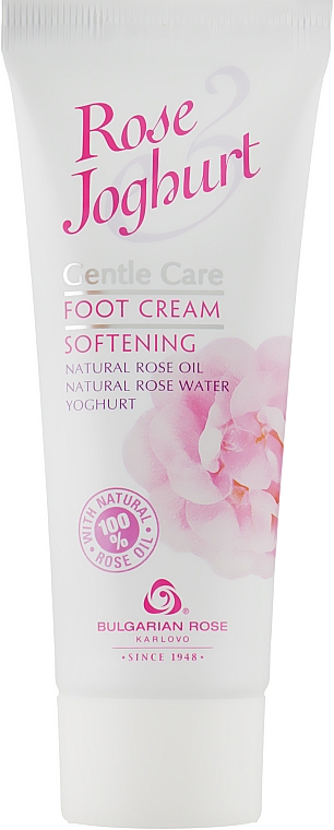 Крем для ног смягчающий - Bulgarian Rose Rose & Joghurt Foot Cream — фото N2