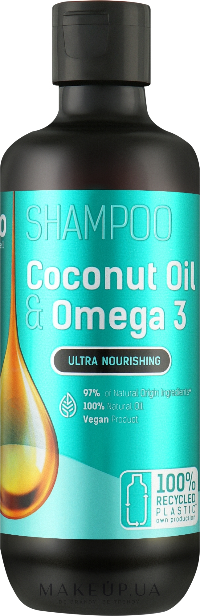 Шампунь для волос "Coconut Oil & Omega 3" - Bio Naturell Shampoo — фото 355ml