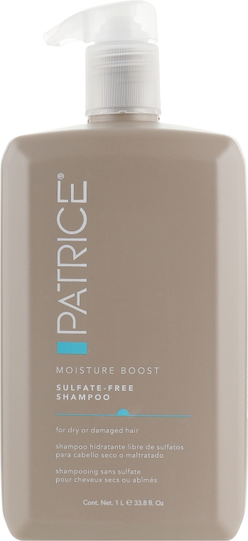 Зволожувальний шампунь для сухого і пошкодженого волосся - Patrice Beaute Moisture Boost Sulfate-Free Shampoo — фото N3