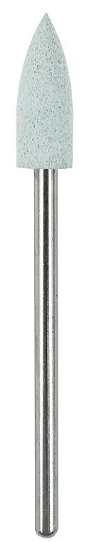 Полировщик силиконовый конус средний острый 408W, серый - Tufi Profi Premium — фото N1