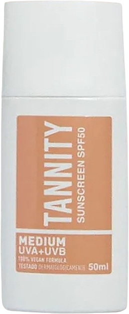 Тонирующий солнцезащитный крем - Tannity Sunscreen SPF50 — фото N1