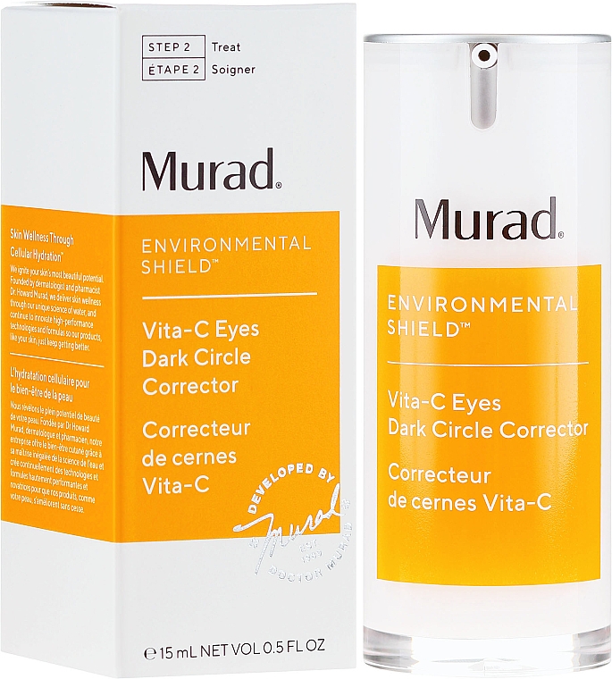 Освітлювальний крем під очі - Murad Environmental Shield Vita-C Eyes Dark Circle Corrector — фото N1