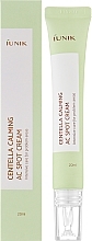 Успокаивающий точечный крем для проблемных зон - IUNIK Centella Calming Ac Spot Cream — фото N2