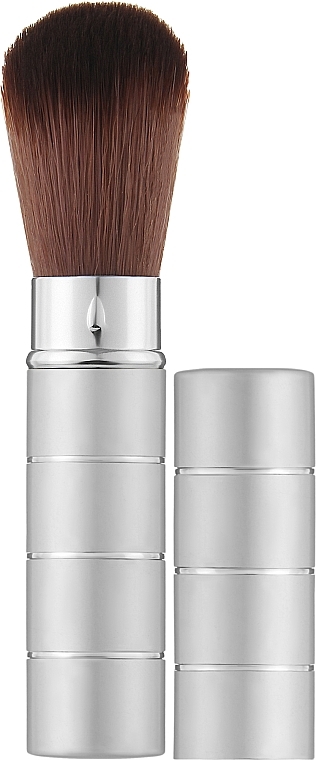 Кисть для макияжа CS-158S телескопическая в алюминиевой тубе, серебро - Cosmo Shop — фото N2