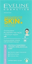 Парфумерія, косметика Очищувальні смужки для носа від прищів з активованим вугіллям - Eveline Cosmetics Perfect Skin.acne