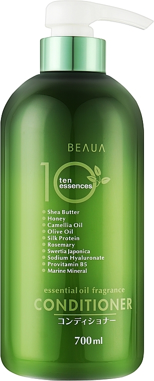 Восстанавливающий кондиционер для волос - Kumano Cosmetics Beaua 10 Essence Conditioner — фото N1