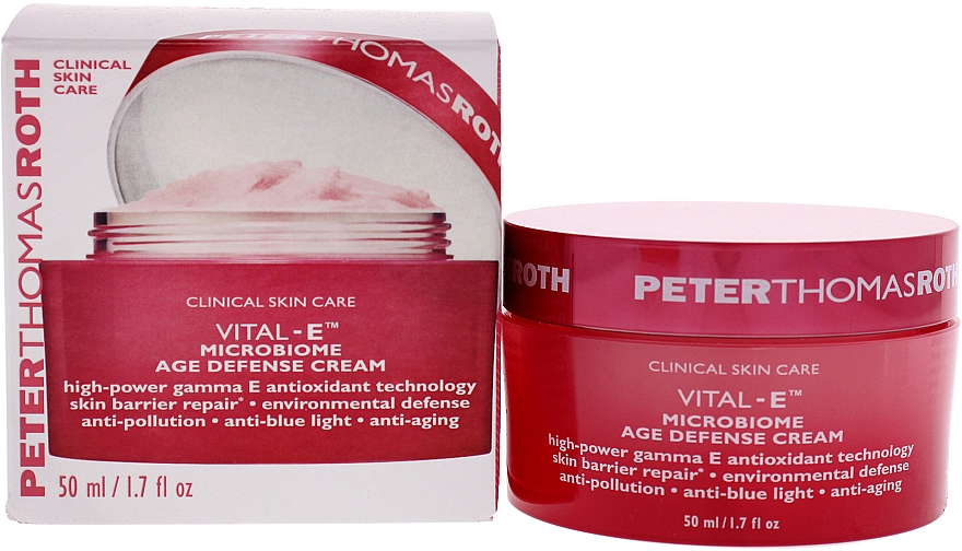 Антивіковий крем - Peter Thomas Roth Vital-E Microbiome Age Defense Cream — фото N1