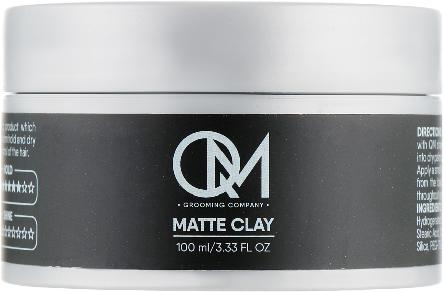 Матовая глина для укладки волос - QM Matte Clay — фото N4
