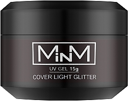 Гель камуфлирующий - M-in-M Gel Cover Light Glitter — фото N2