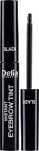 Экспресс краска для бровей c аргановым маслом - Delia Cosmetics Cream Eyebrow Expert Instant Eyebrow Tint — фото N1