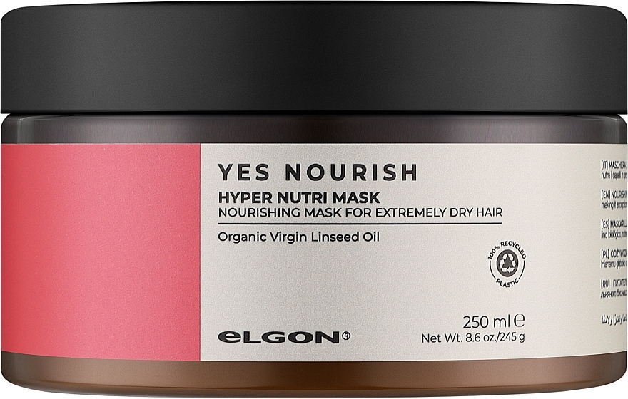 Маска для питания волос - Elgon Yes Nourish Hyper Nutri Mask — фото N1