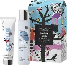 Парфумерія, косметика Святковий набір "Happy Skin" - Madara Cosmetics Happy Skin(micel/water/100/ml + scr/60ml)