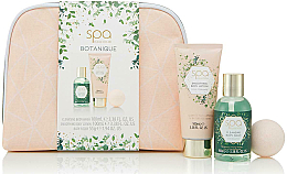 Набор - Style & Grace Spa Botanique Cosmetic Bag Set (sh/gel/100ml + b/lot/100ml + fizzer/55g + bag) — фото N1