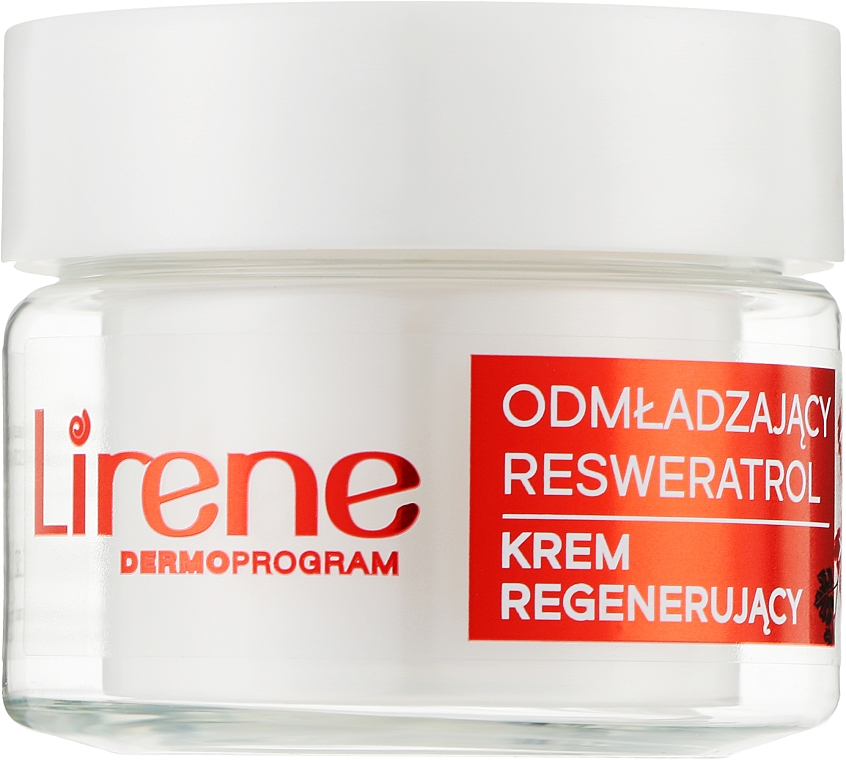 Відновлювальний крем проти зморщок - Lirene Dermo Program Resveratrol 60+ — фото N1