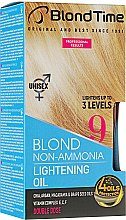 Духи, Парфюмерия, косметика Осветляющее масло без аммиака - Blond Time Super Blond Non-Ammonia Lightening Oil