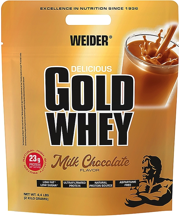 Протеїн сироватковий - Weider Gold Whey Chocolate — фото N2