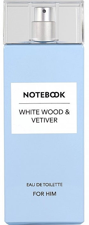 Notebook Fragrances White Wood & Vetiver - Туалетная вода — фото N1
