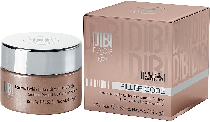 Наповнювальний крем для області очей і губ - DIBI Milano Filler Code Sublime Eye & Lip Countour — фото N1
