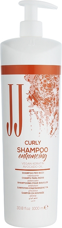 Шампунь для кучерявого волосся - JJ Curly Shampoo Enhancing — фото N2